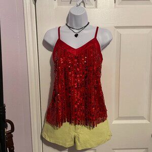 No Boundaries Red Blouse